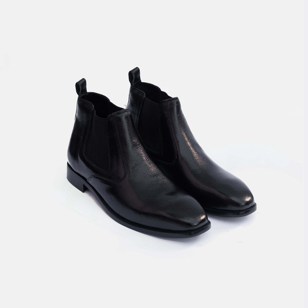 Artisan Urban Chelsea - Black Leather Shoes, Genuine Leather Men’s Footwear