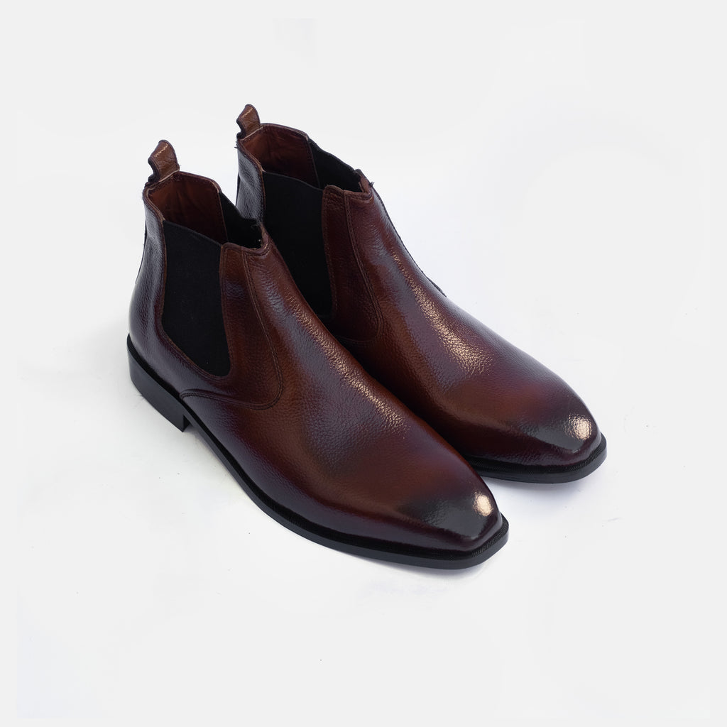 Artisan Urban Chelsea - Brown Leather Shoes, Genuine Leather Men’s Footwear