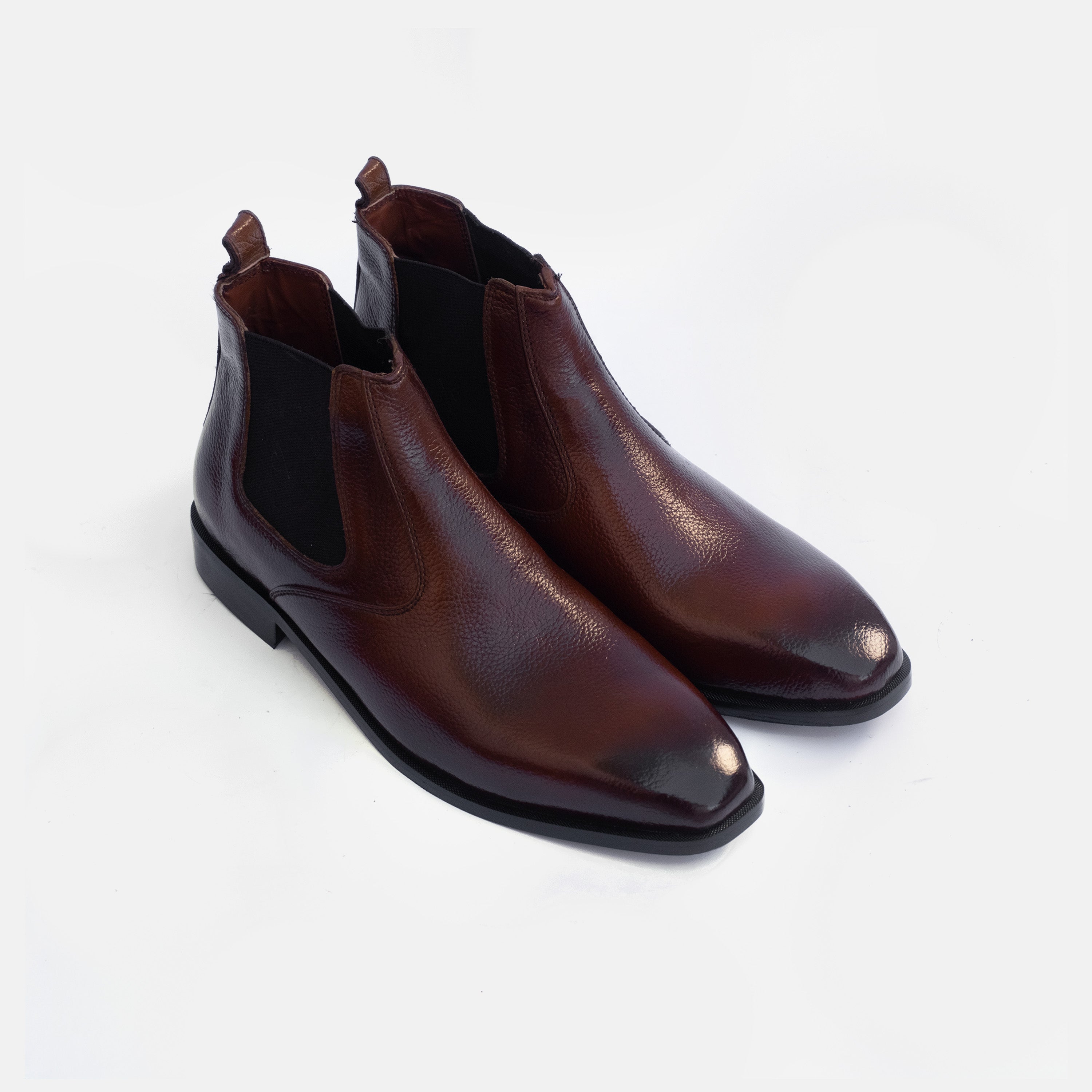 Artisan Urban Chelsea - Brown Leather Shoes, Genuine Leather Men’s Footwear