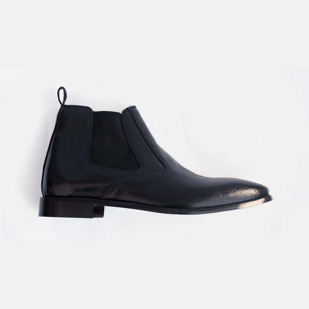 Artisan Urban Chelsea - Black Leather Shoes, Genuine Leather Men’s Footwear