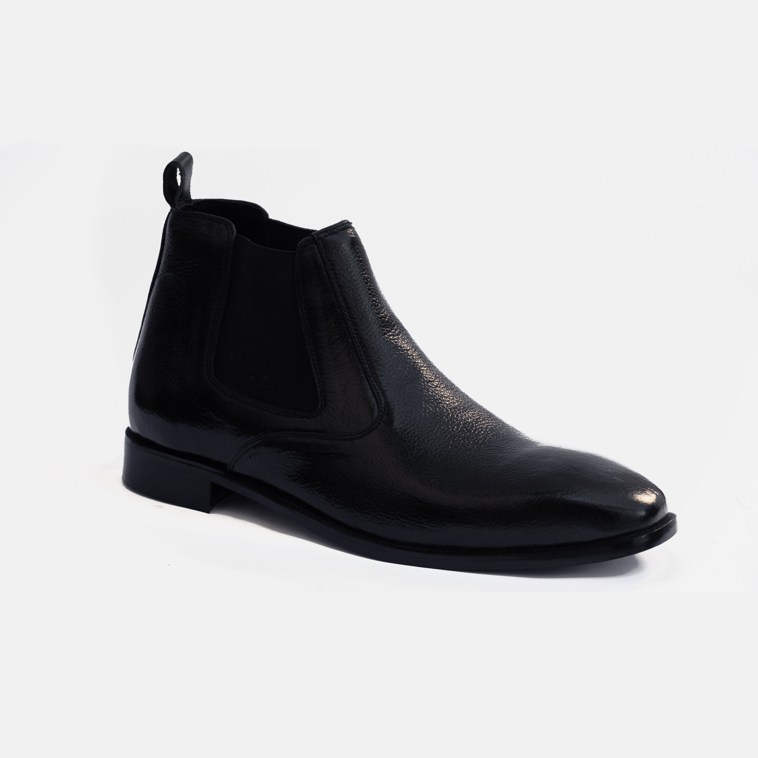 Artisan Urban Chelsea - Black Leather Shoes, Genuine Leather Men’s Footwear