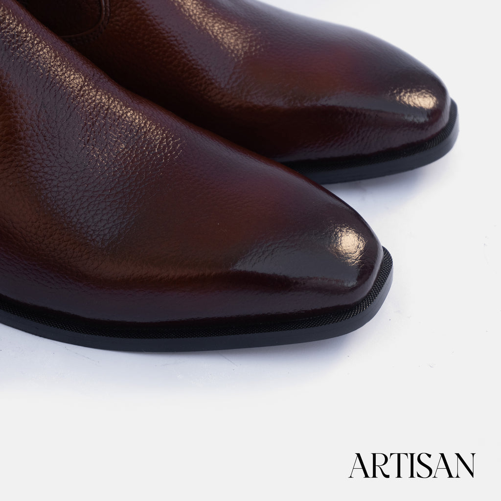 Artisan Urban Chelsea - Brown Leather Shoes, Genuine Leather Men’s Footwear