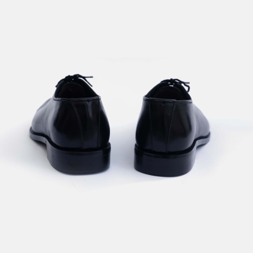 Artisan Italian Black Leather Shoes for Men – Handcrafted Premium Formal & Office Footwear