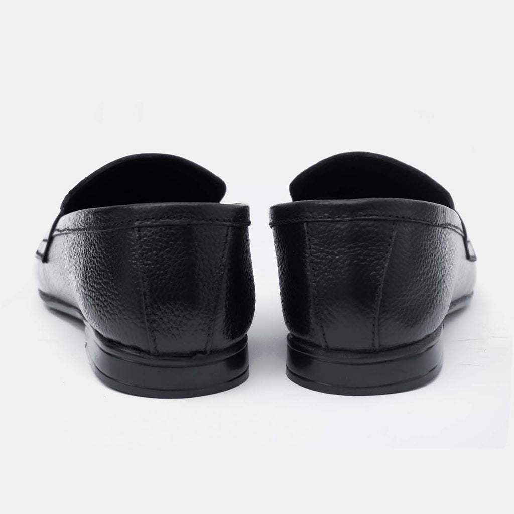 Artisan Pocket Loafer – Black Handcrafted Foldable Leather Loafers for Men - Travel & Daily Wear Shoes