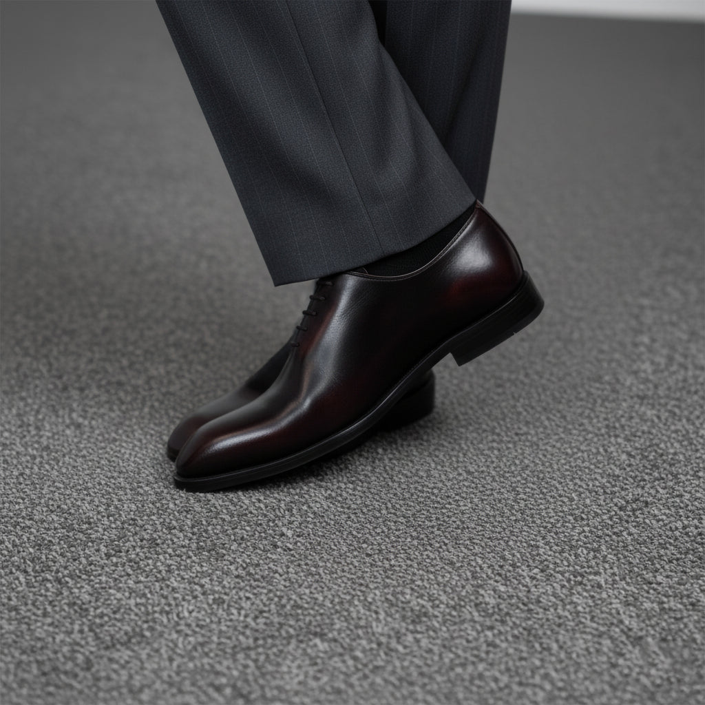 Artisan Italian Brown Leather Shoes for Men – Handcrafted Premium Formal & Office Footwear