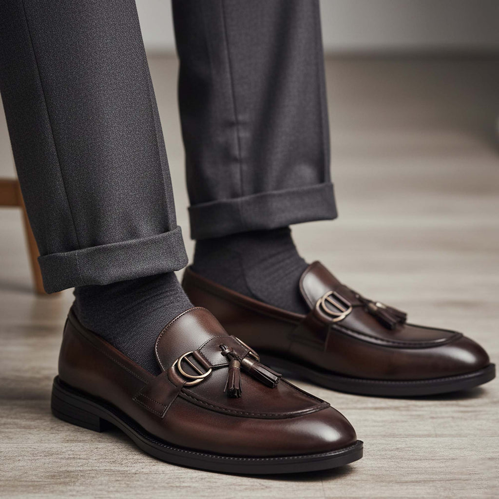 Artisan Milano Loafer – Handcrafted Tassel Leather Loafers for Men - Luxury Footwear