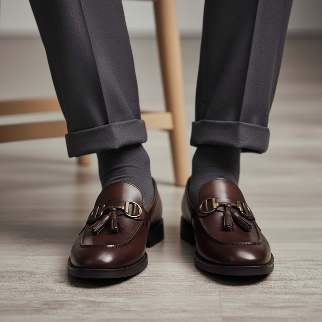 Artisan Milano Loafer – Handcrafted Tassel Leather Loafers for Men - Luxury Footwear